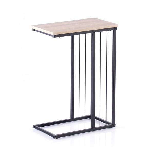 Pomoćni stol s pločom stola u dekoru hrasta 25x45 cm Flurta – Homede