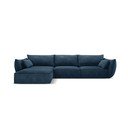 Tamnoplava kutna garnitura (lijevi kut) Vanda - Mazzini Sofas
