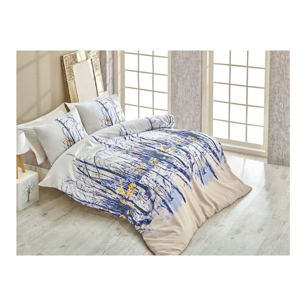 Posteljina s posteljinom za bračni krevet Jesen, 200 x 220 cm