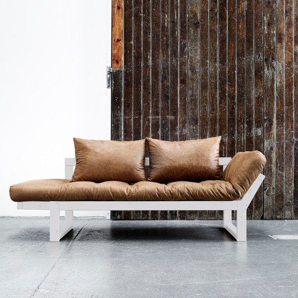 Karup Vintage Edge Sofa Bijela / konjak-image-1