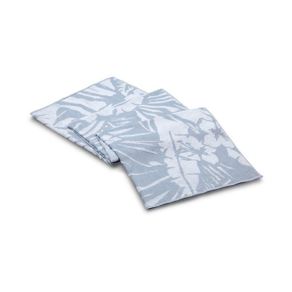 Plavi ručnik za plažu 180x100 cm Botanic - Foutastic-image-1