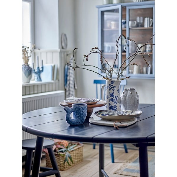 Plava vaza od kamenine (visina 12 cm) Ariella – Bloomingville-image-2