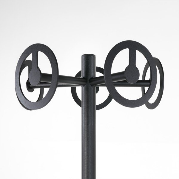 Crna metalna vješalica Circle – Spinder Design-image-3