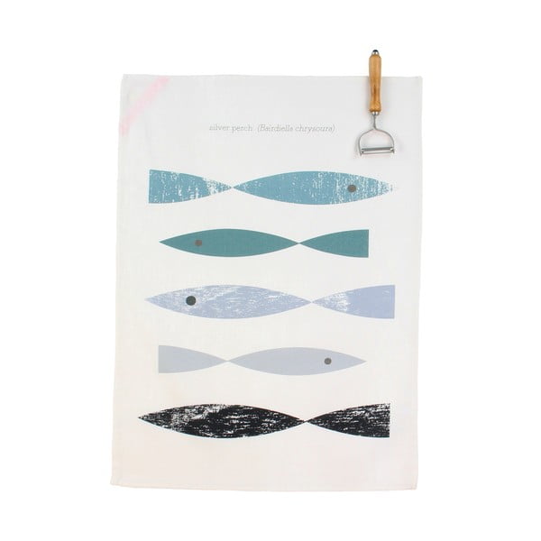 Set od 2 pamučne kuhinjske krpe Happy Friday Basic Kingfisher, 70 x 50 cm-image-1