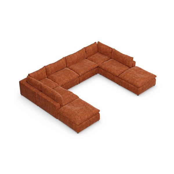 Ciglasta kutna garnitura (u obliku slova "U") Moonlight – Furninova -image-3