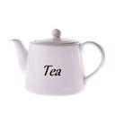 Bijeli keramički čajnik Dakls, 1000 ml