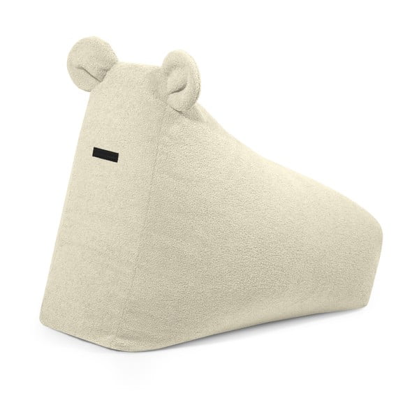Krem vreća za sjedenje od bouclé tkanine Snug 80 Bear – SLOWDOWN-image-3