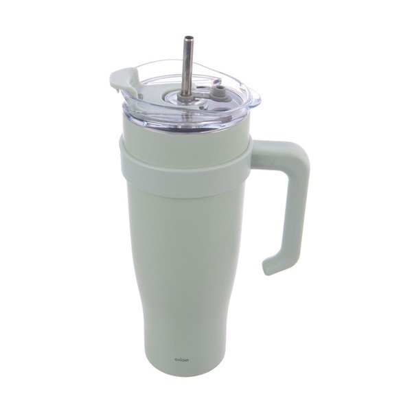 Kadulja zelena termo šalica sa slamkom 1,2 l Termo – Orion