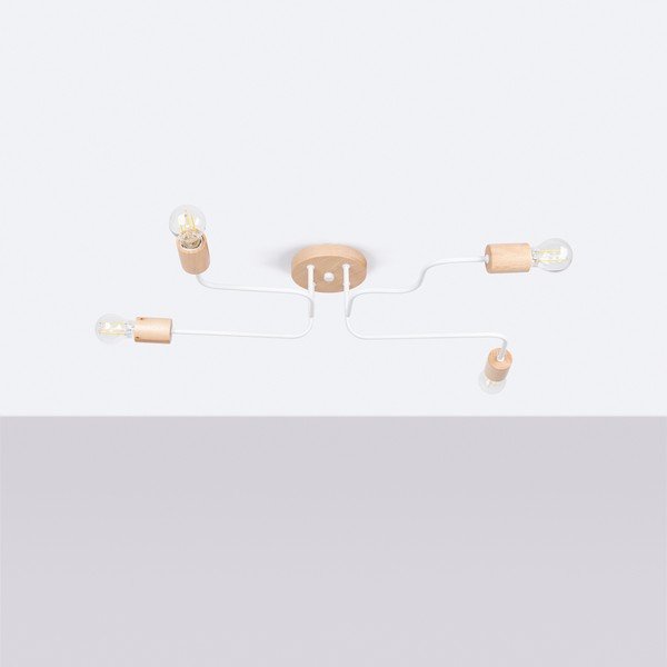 Stropna svjetiljka u prirodnoj boji 58x75 cm Dazzle – Sollux-image-2