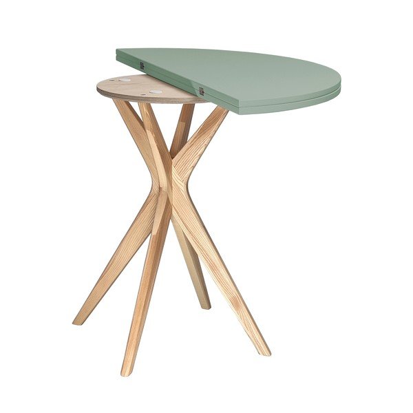 Okrugli proširiv blagovaonski stol 45x90 cm Jubi – Ragaba-image-2