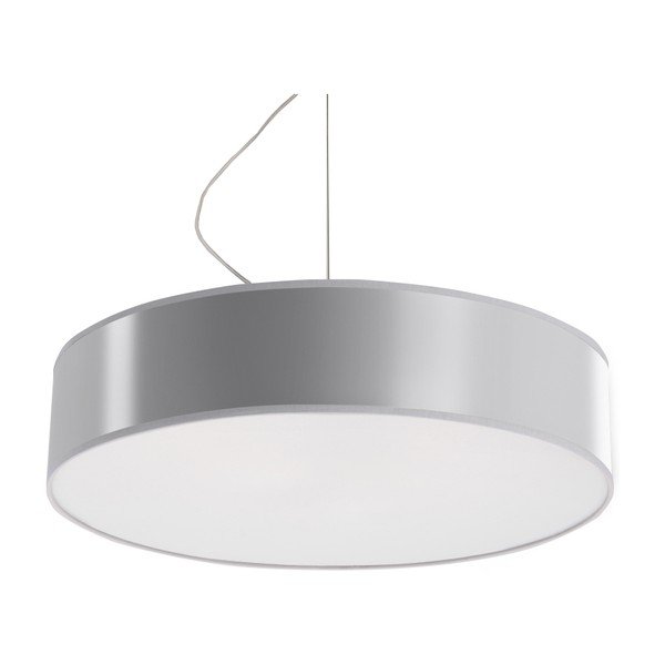 Siva viseća svjetiljka ø 45 cm Atis – Sollux