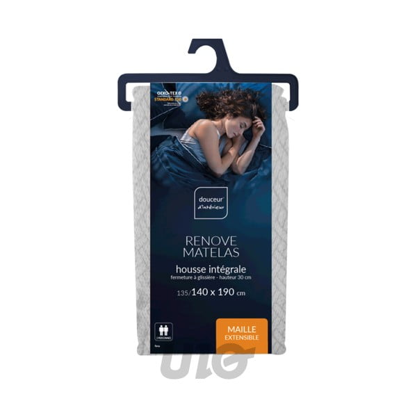 Zaštitna navlaka za madrac 140x190 cm Rena – douceur d'intérieur-image-1