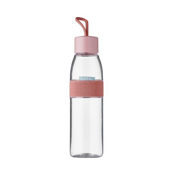 Svijetlo crvena plastična boca za vodu 500 ml Ellipse – Mepal