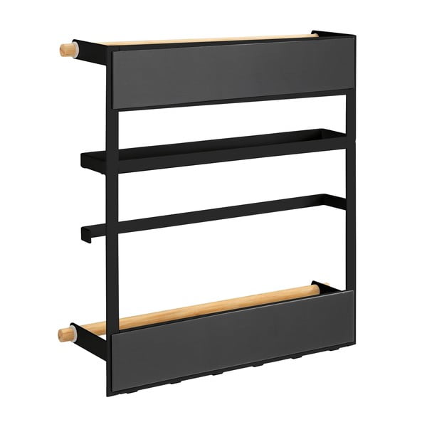 Crni zidni kuhinjski organizator Wenko Magna-image-1