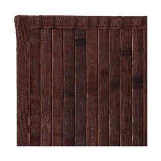 Tamno smeđi tepih od bambusa 60x90 cm – Casa Selección