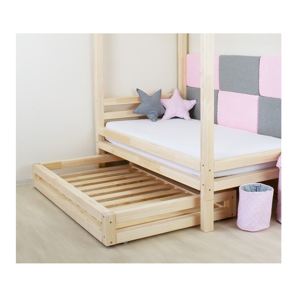 Set lakiranih ladica ispod kreveta i 4 produžene noge Benlemi, za krevet 90 x 180 cm-image-2