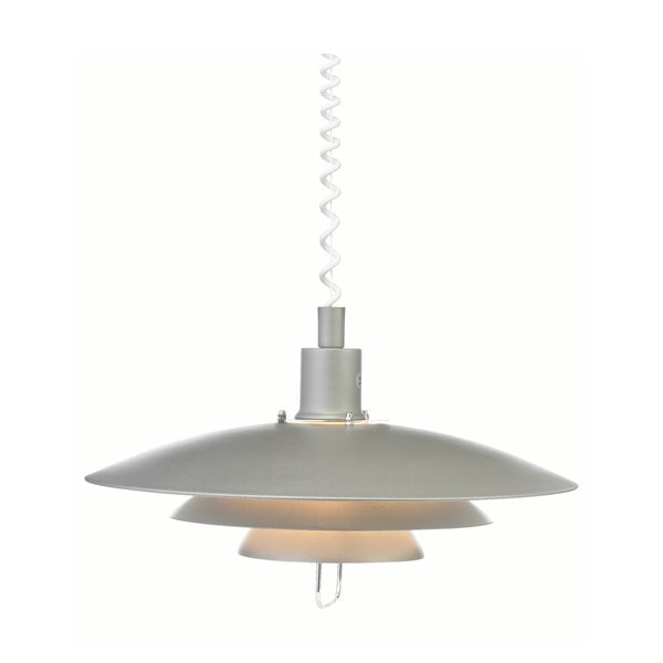 Siva viseća svjetiljka Markslöjd Kikrenes, ø 48 cm
