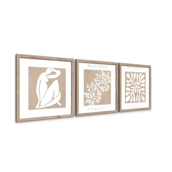 Slike u setu 3 kom 30x30 cm Matisse – Styler-image-4