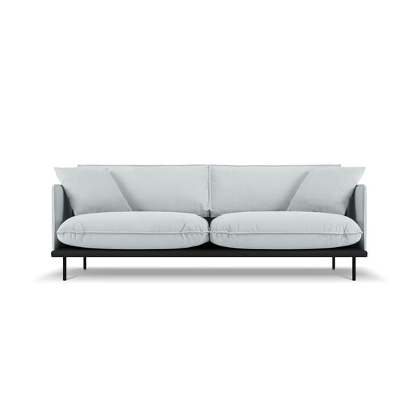 Svijetlo siva sofa s baršunastom površinom Interieurs 86 Auguste