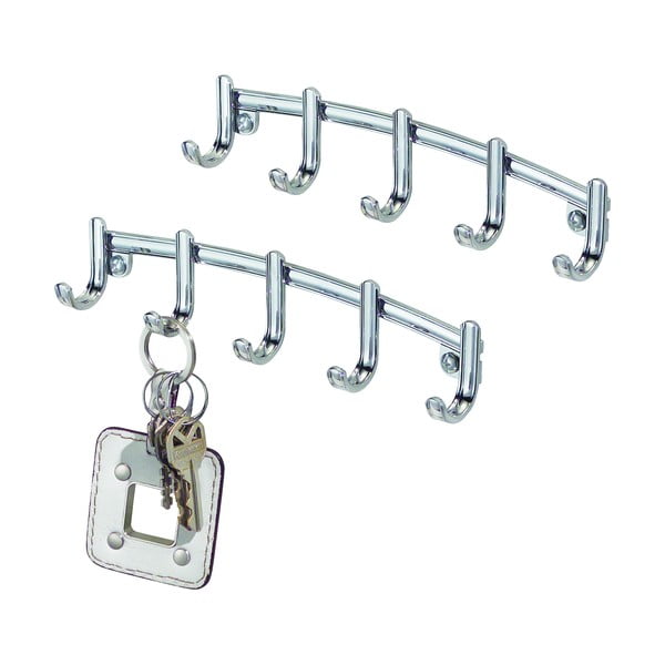 Metalna vješalica za ključeve iDesign York Lyra, 21,5 x 4,6 cm-image-2