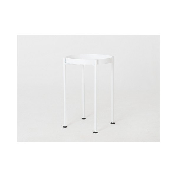 Bijeli pomoćni stolić Custom Form Hanna, ⌀ 40 cm-image-1