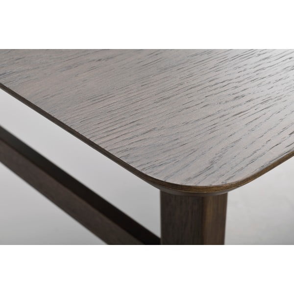 Smeđi blagovaonski stol od hrastovine Rowico Nagano, 205 x 95 cm-image-3