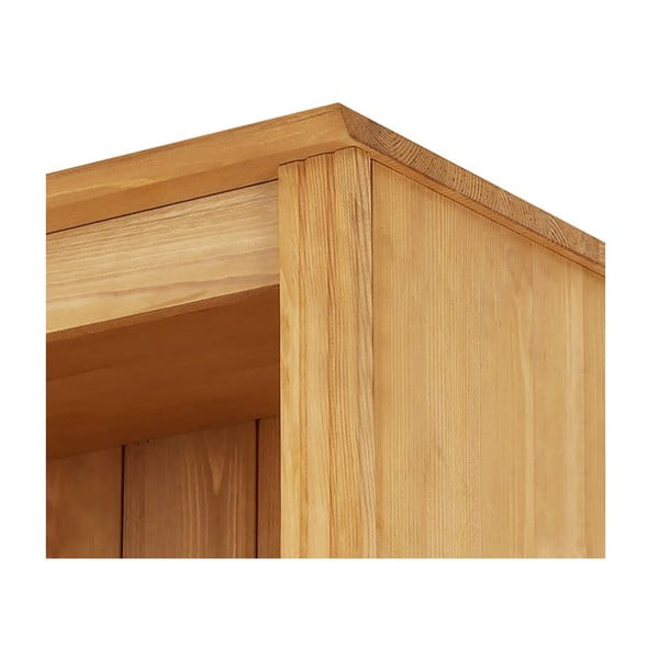 Biblioteka od masivnog bora u prirodnoj boji 296x223 cm Anita – Støraa-image-4