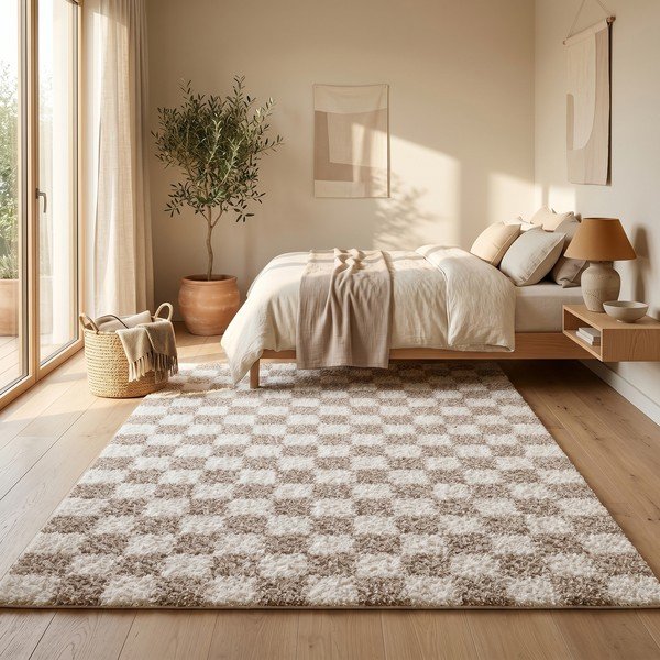 Bež/krem tepih 120x170 cm Grida – ESTE-image-1