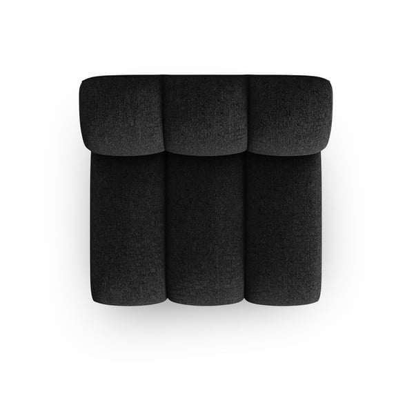 Crna/antracitno siva modularna sjedeća garnitura (srednji modul ) Lupine – Micadoni Home-image-2