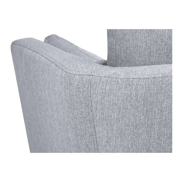 Svijetlo siva fotelja Mazzini Sofas Elena-image-3