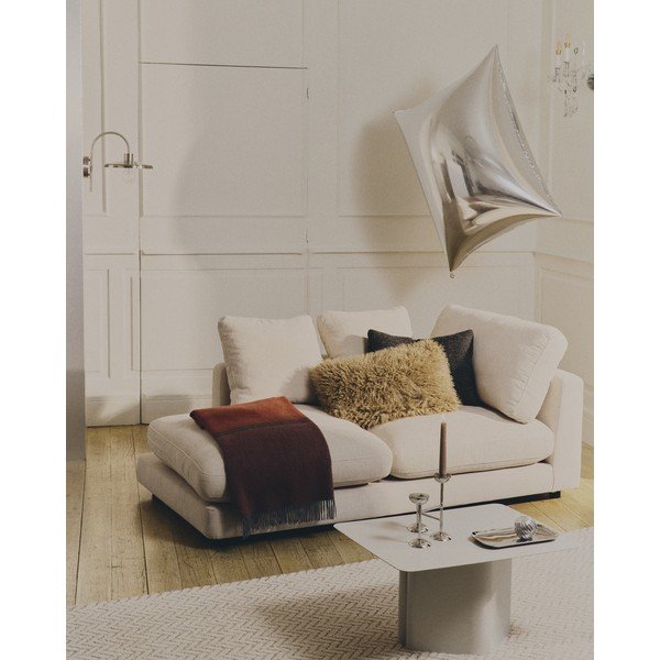 Zidna lampa u srebrnoj boji ø 27 cm Nuvira – Kave Home-image-3