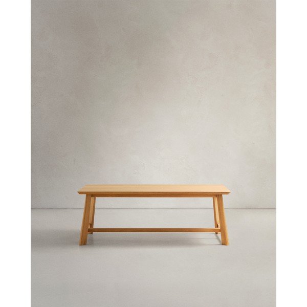 Blagovaonski stol s pločom stola u dekoru hrasta 100x220 cm Idun – Kave Home-image-2