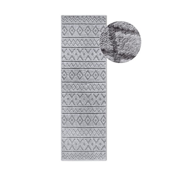 Siva staza 80x240 cm Itinerance Light Grey – Elle Decoration