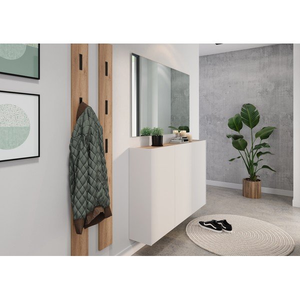 Krem ormarić u dekoru hrasta 138x87x25 cm Libbiano – Germania-image-4