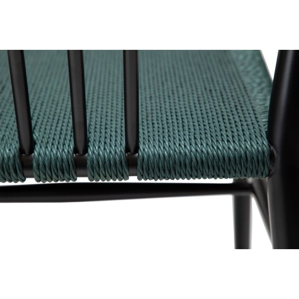 Crna i tirkizna blagovaonska stolica Sava - DAN-FORM Denmark-image-1