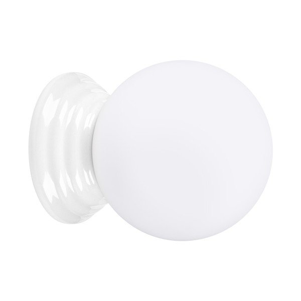 Bijela zidna lampa keramička ø 12 cm Farsa – Sollux