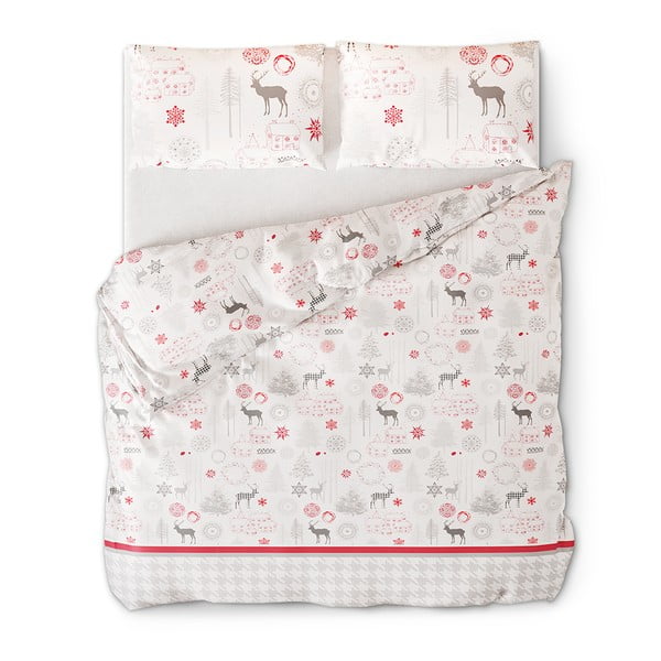 Krem flanelska posteljina za bračni krevet 200x200 cm Lappi – AmeliaHome