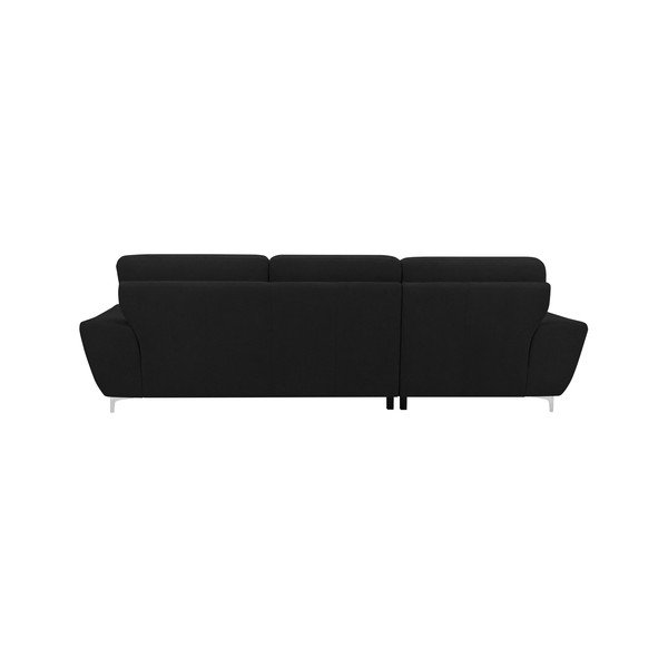 Crni kauč na razvlačenje Windsor &amp; Co Sofas Omega, desni kut-image-1