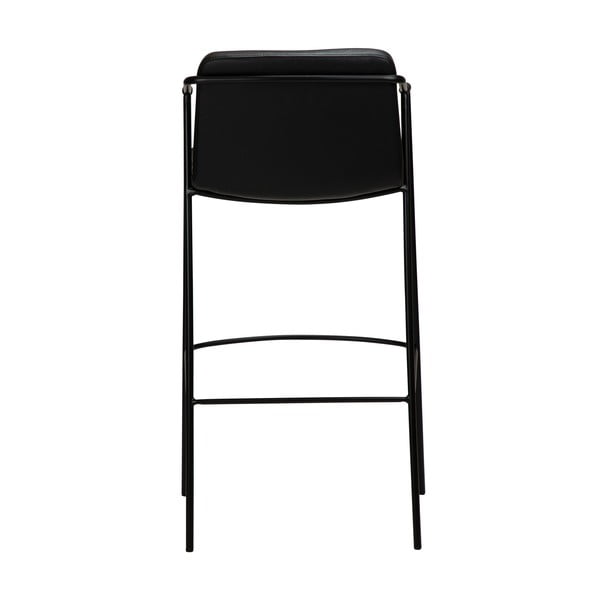 Crna barska stolica od imitacije kože DAN-FORM Denmark Boto, visina 105 cm-image-2