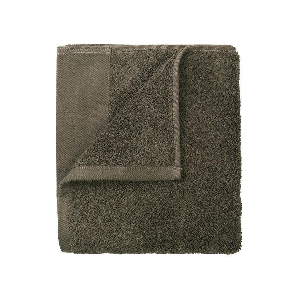 Set od 4 zelena ručnika Blomus, 30 x 30 cm