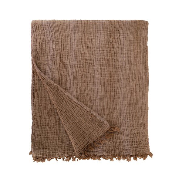 Bež pamučni prekrivač Buldan's Kanyon, 220 x 240 cm-image-2