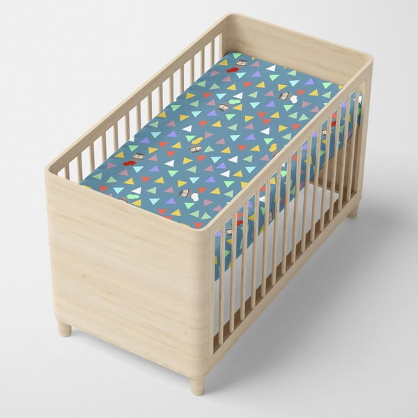 Pamučna plahta s gumicom Mr. Fox Knight, 70 x 140 cm-image-3