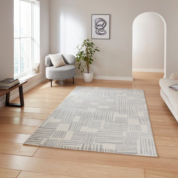 Svijetlo sivi tepih 120x170 cm Blocks – Catherine Lansfield-image-2