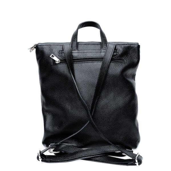 Isabella Rhea crni kožni ruksak-image-3