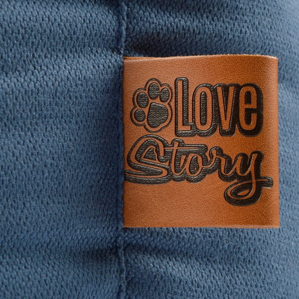 Plavi krevet za pse 70x75 cm – Love Story-image-1