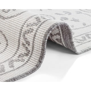 Sivo-krem vanjski tepih NORTHRUGS Leyte, 80 x 150 cm