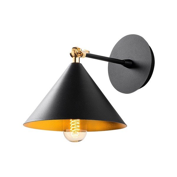 Crna zidna lampa Berceste – Opviq lights-image-2