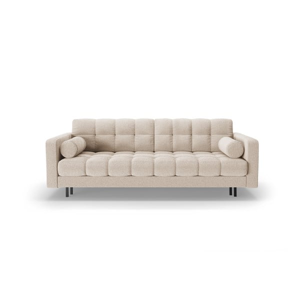 Bež sklopiva/s prostorom za odlaganje sofa od bouclé tkanine 222 cm Bali – Cosmopolitan Design