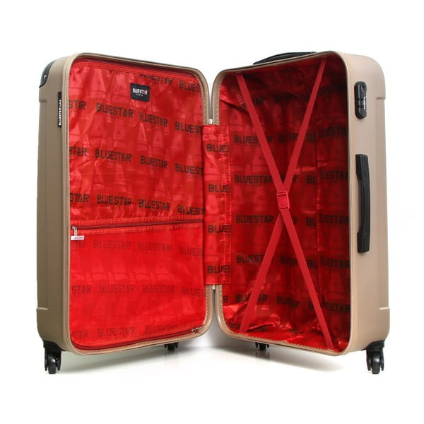 Putni kufer na kotačima zlatno-bež boje Bluestar, 32 l-image-4