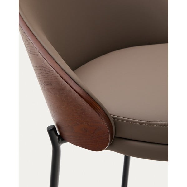 Smeđa barska stolica (visine sjedala 77 cm) Eamy – Kave Home-image-2